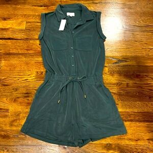 Lou & Grey green Romper NWT